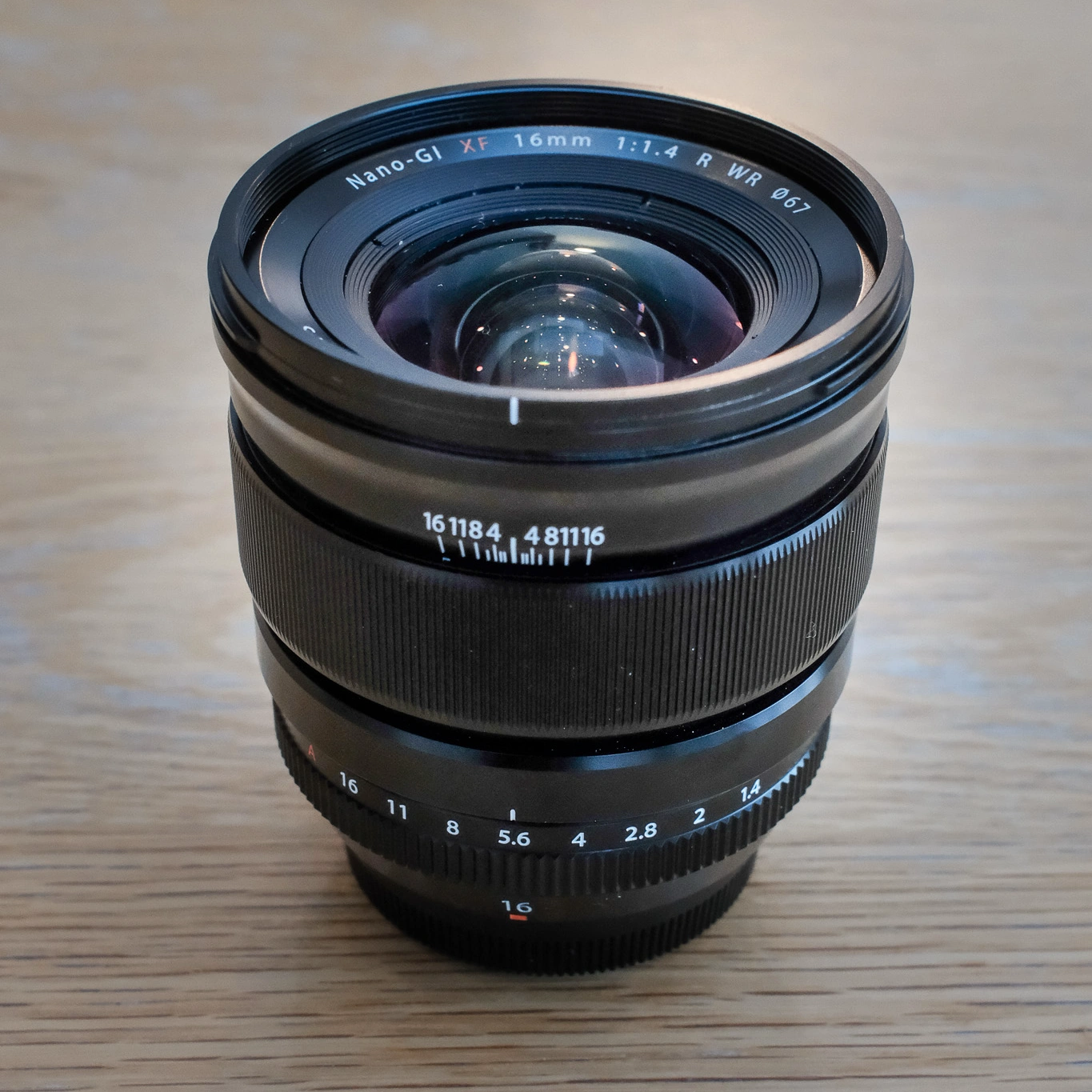 Another view of the XF 16mm f1.4