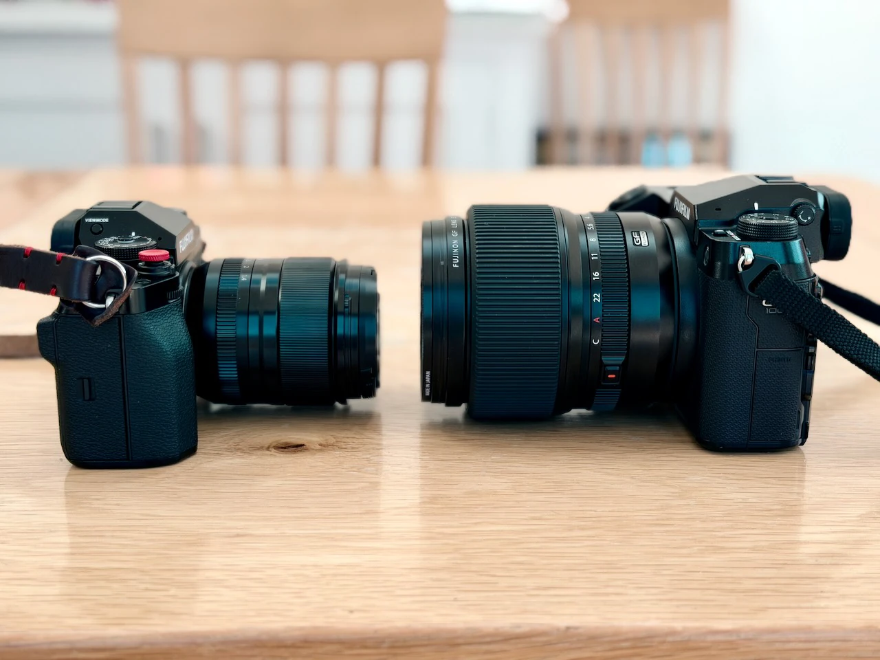 Fujifilm X-T5 and GFX100S II head to head