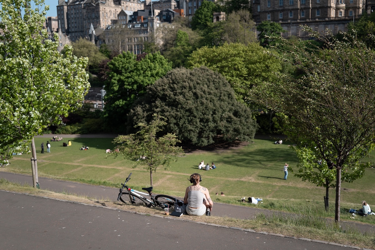 A shot taken at f2 in Edinburgh