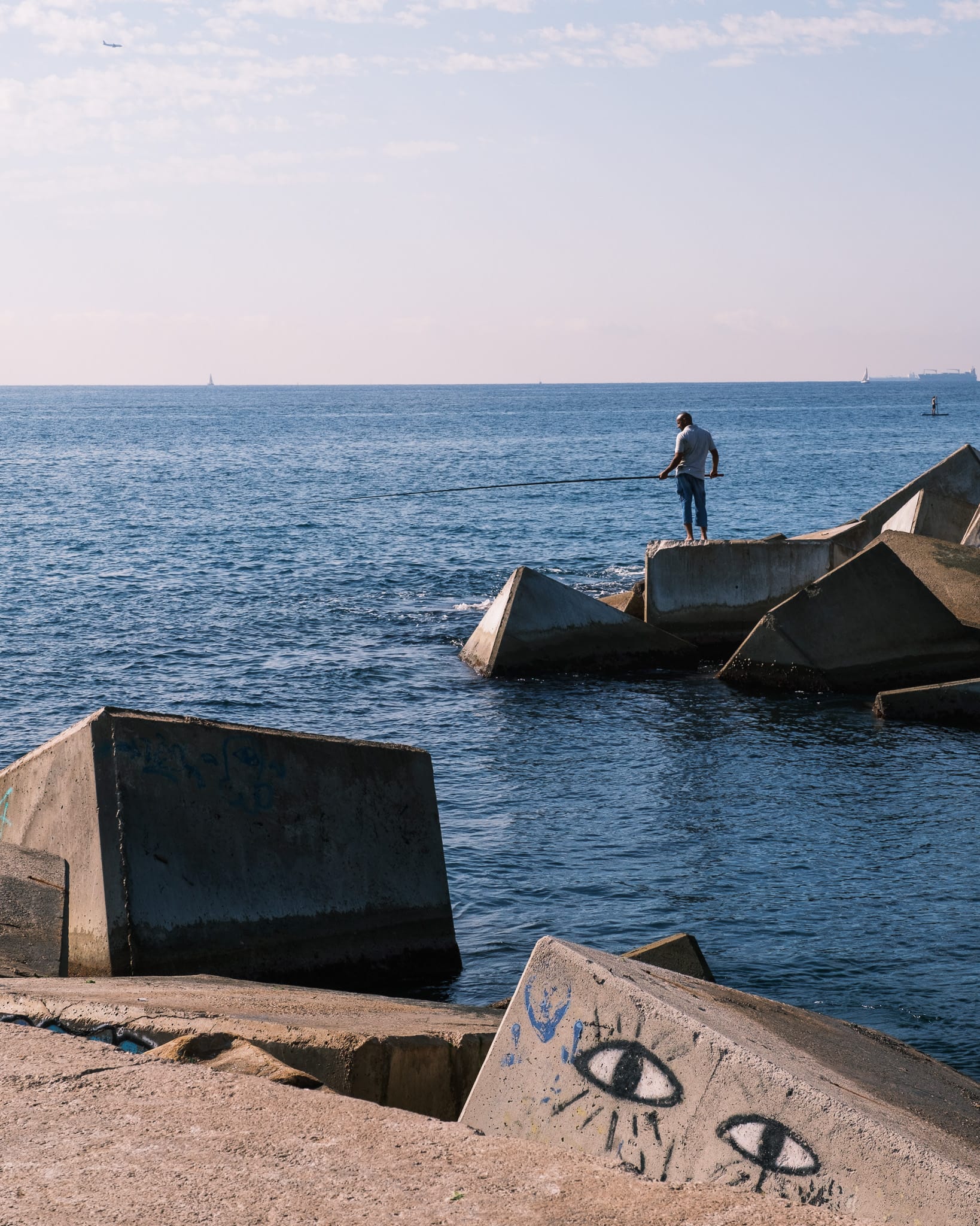 Fisherman in Barcelona