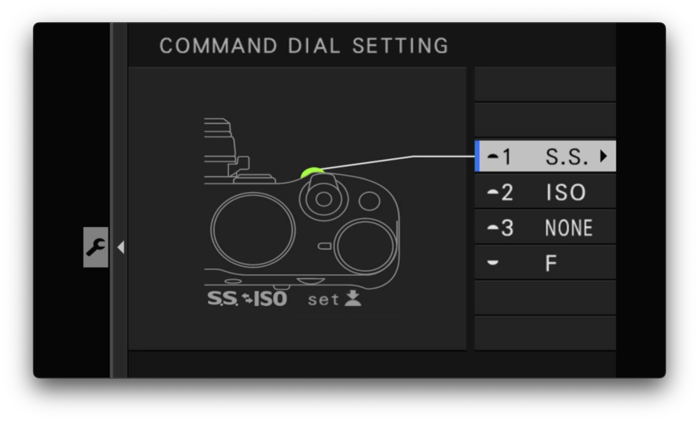 Command Dial Settings