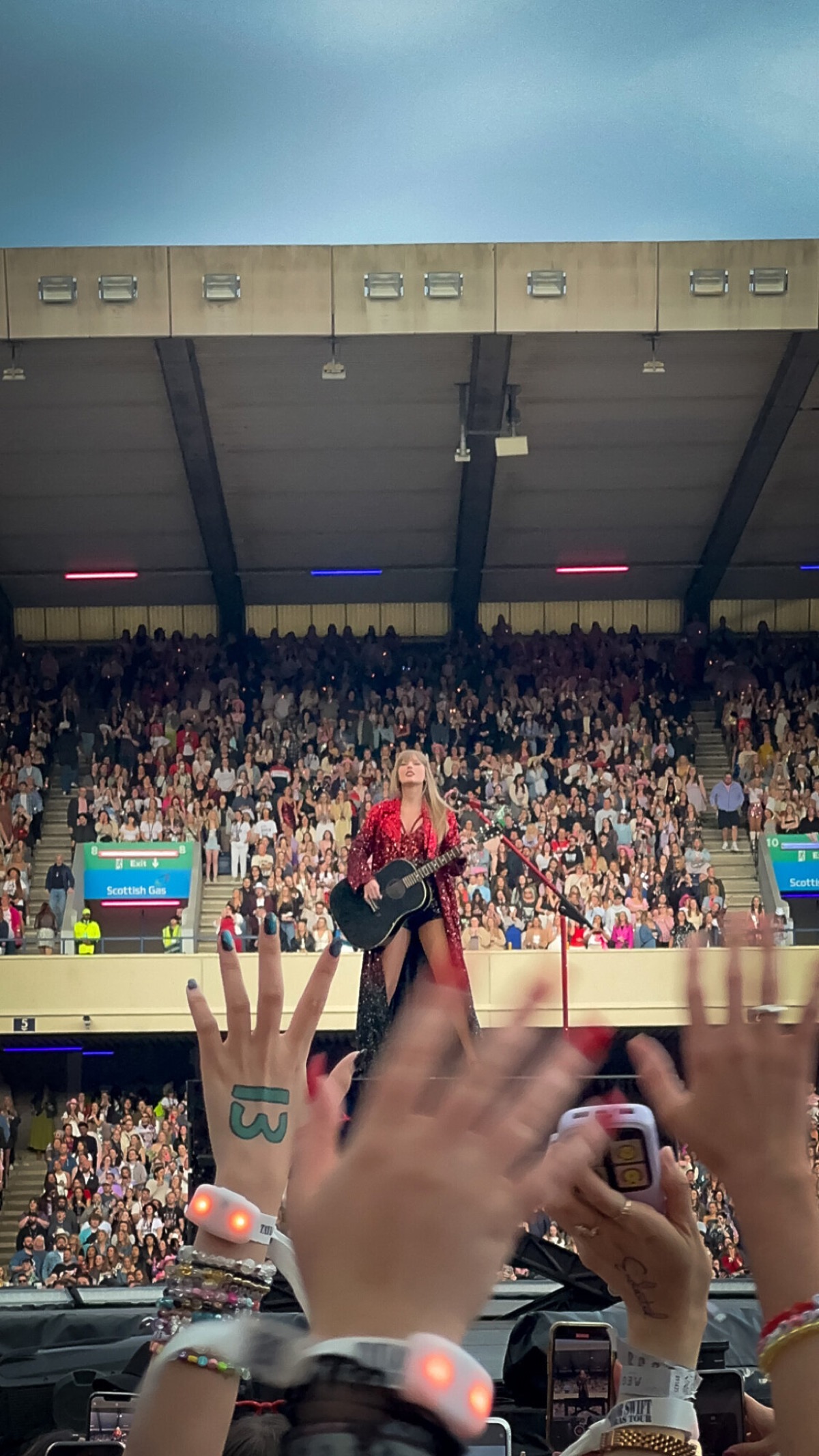 Photo from Taylor Swift's Eras Tour at Murrayfield