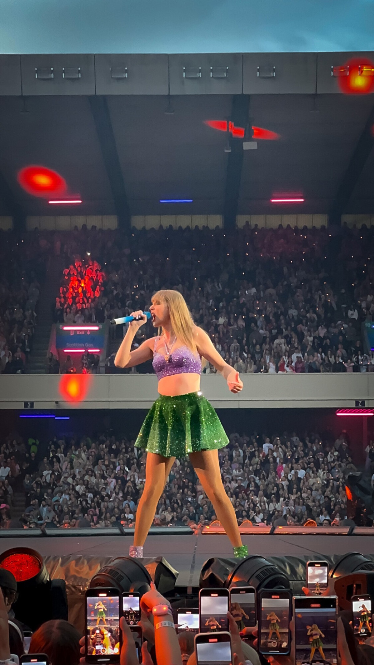 Photo from Taylor Swift's Eras Tour at Murrayfield