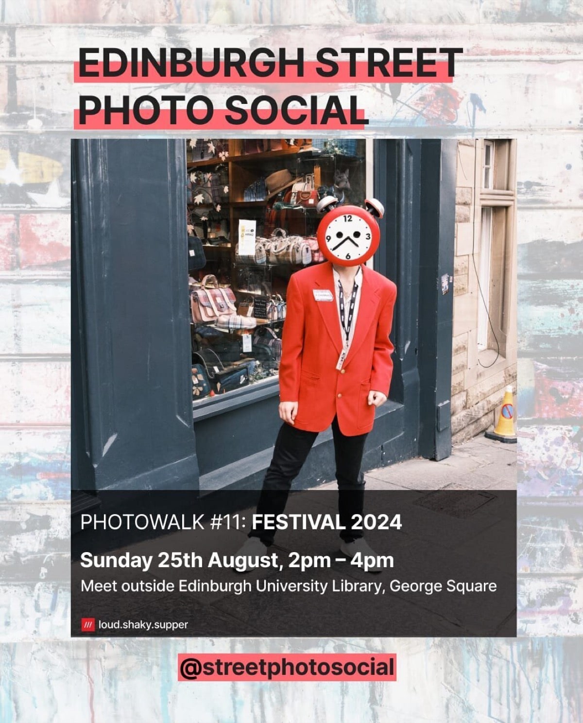 Edinburgh Street Social flyer