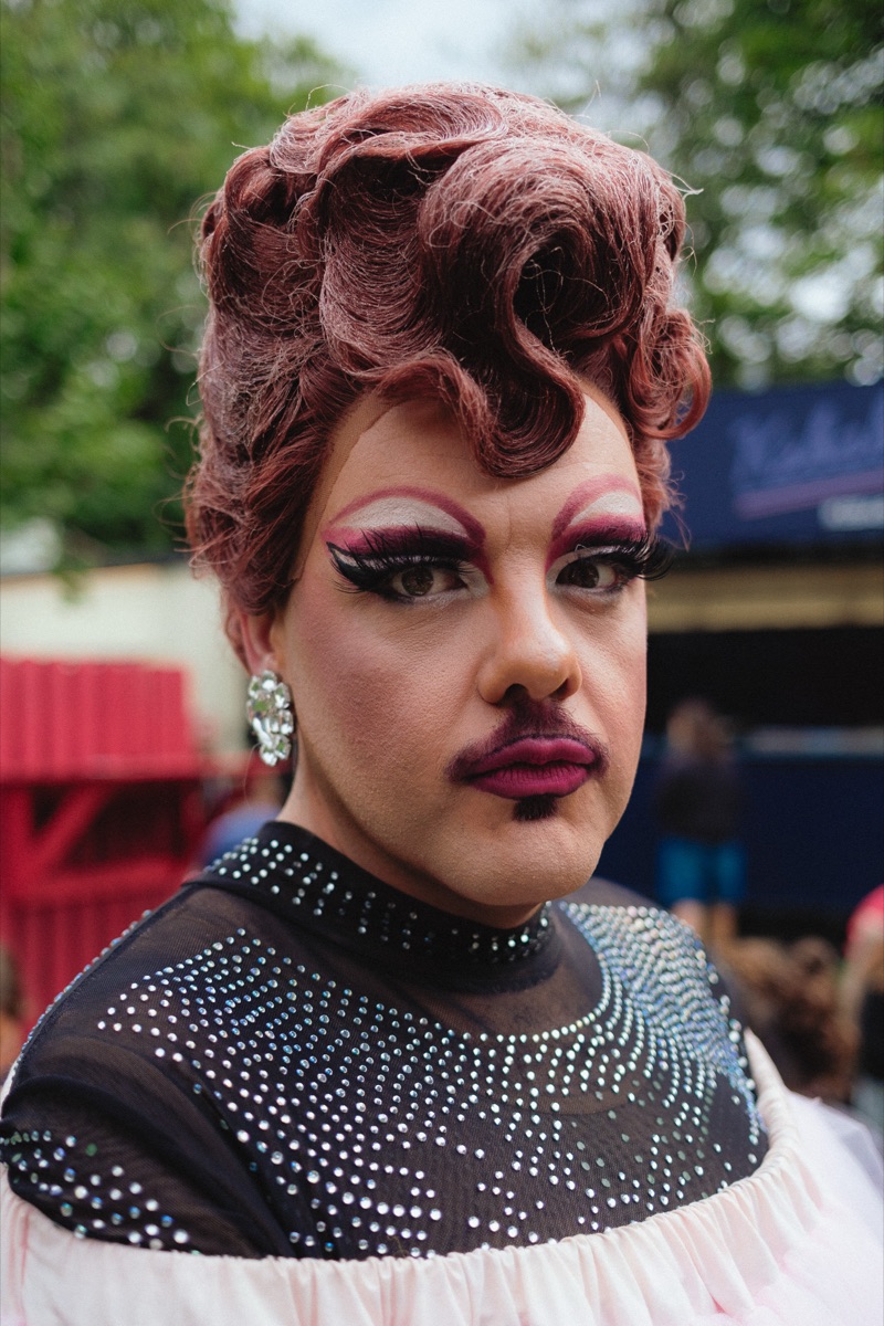Drag performer at the Edinburgh Fringe